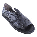 Huarache Estilo Pachuco Negro - Black Mexican Sandal