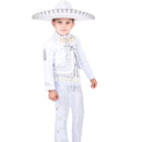 Traje Charro Blanco Detalles Oro, dorado, Men's White Charro Suit