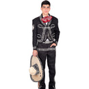 Traje Charro Blanco Detalles plata, Men's White Charro Suit