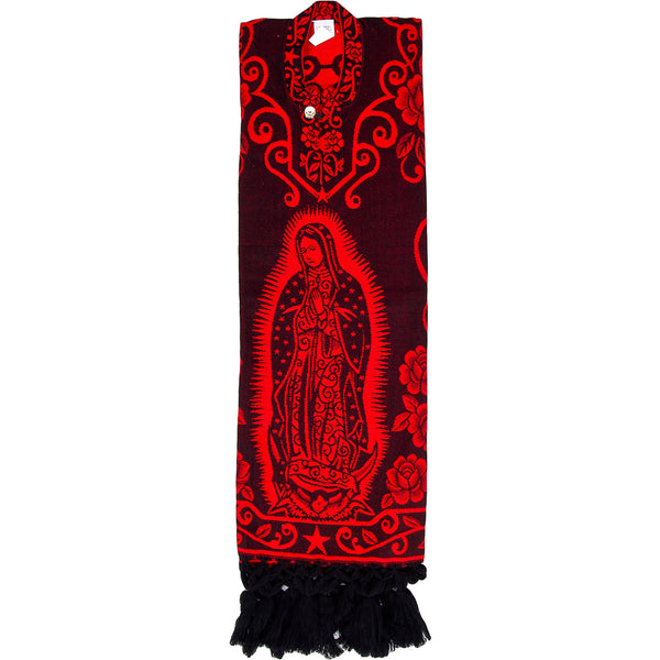 Rebozo Mexicano Virgen Maria imp-73403-red
