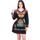 Vestido Tipico Mexicano Bordado - Artesanal - Mexican Dress