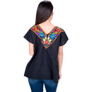 Blusa artesanal bordada de algodón imp-77170