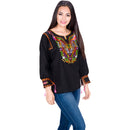 Blusa artesanal bordada de algodón imp-77172