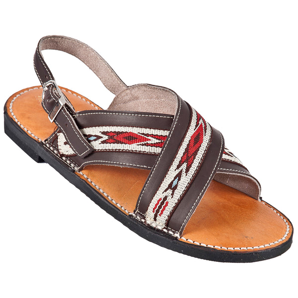Crossed Leather Huarache - MExican Sandals