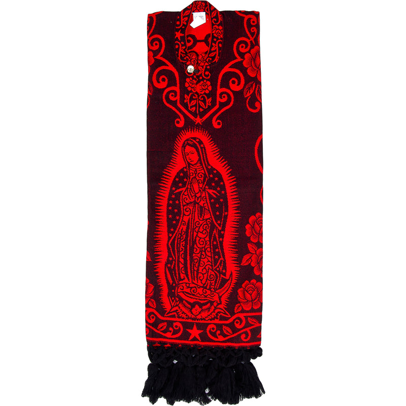 Rebozo Mexicano Virgen Maria imp-73403-red