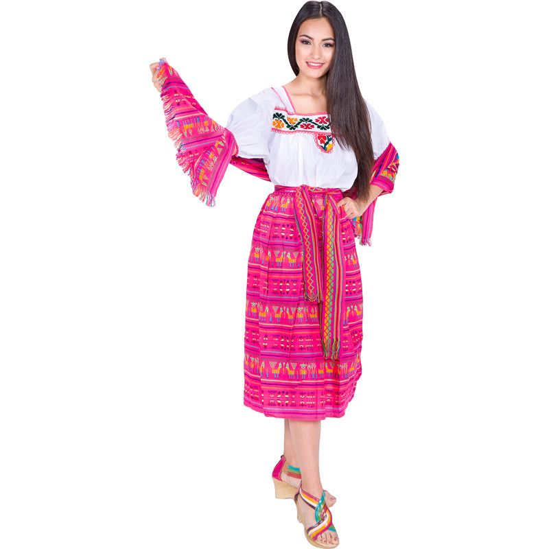 Vestido Indita Tradicional imp-74223-Pink